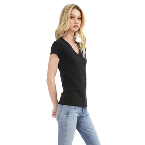 Fitted V-Neck T-Shirt