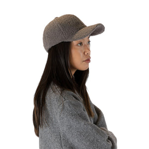 Sherpa Baseball Hat in Grey-Veri Peri