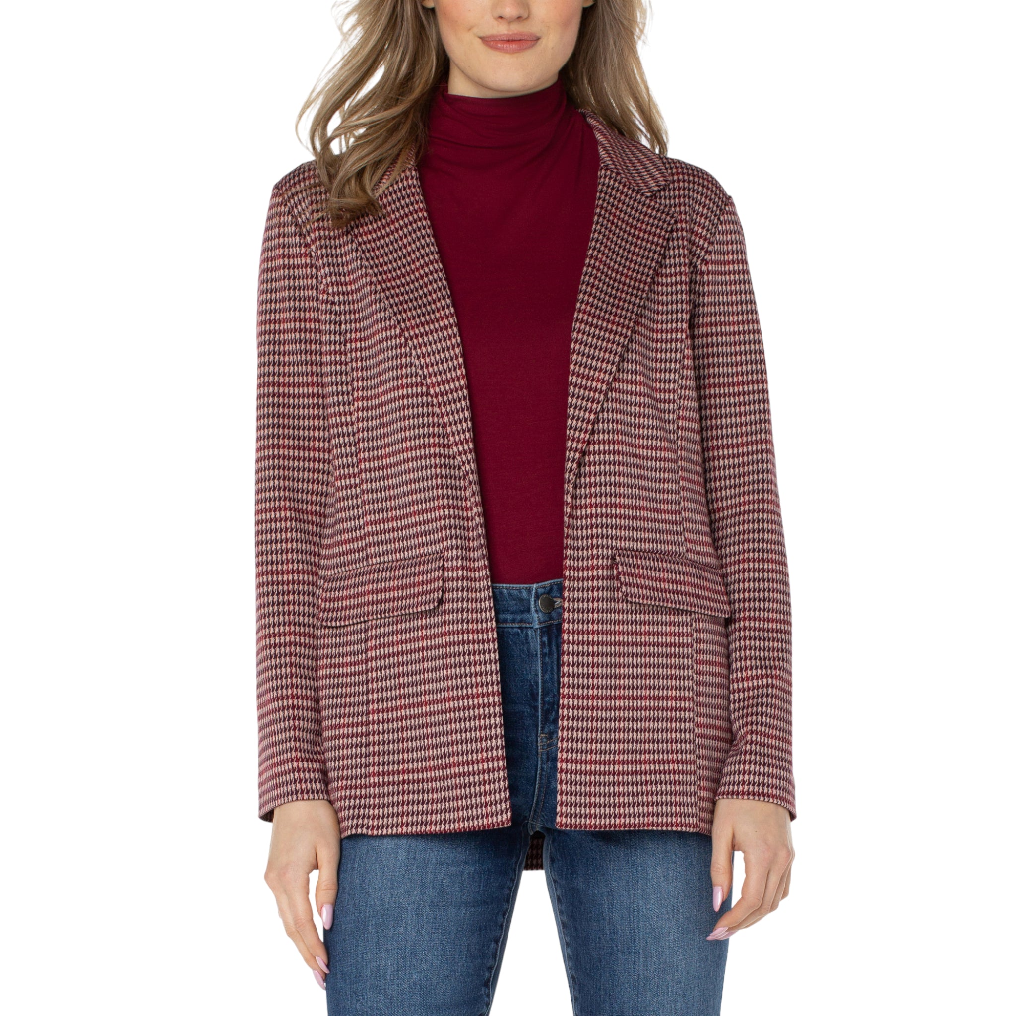 Plaid 2025 boyfriend blazer