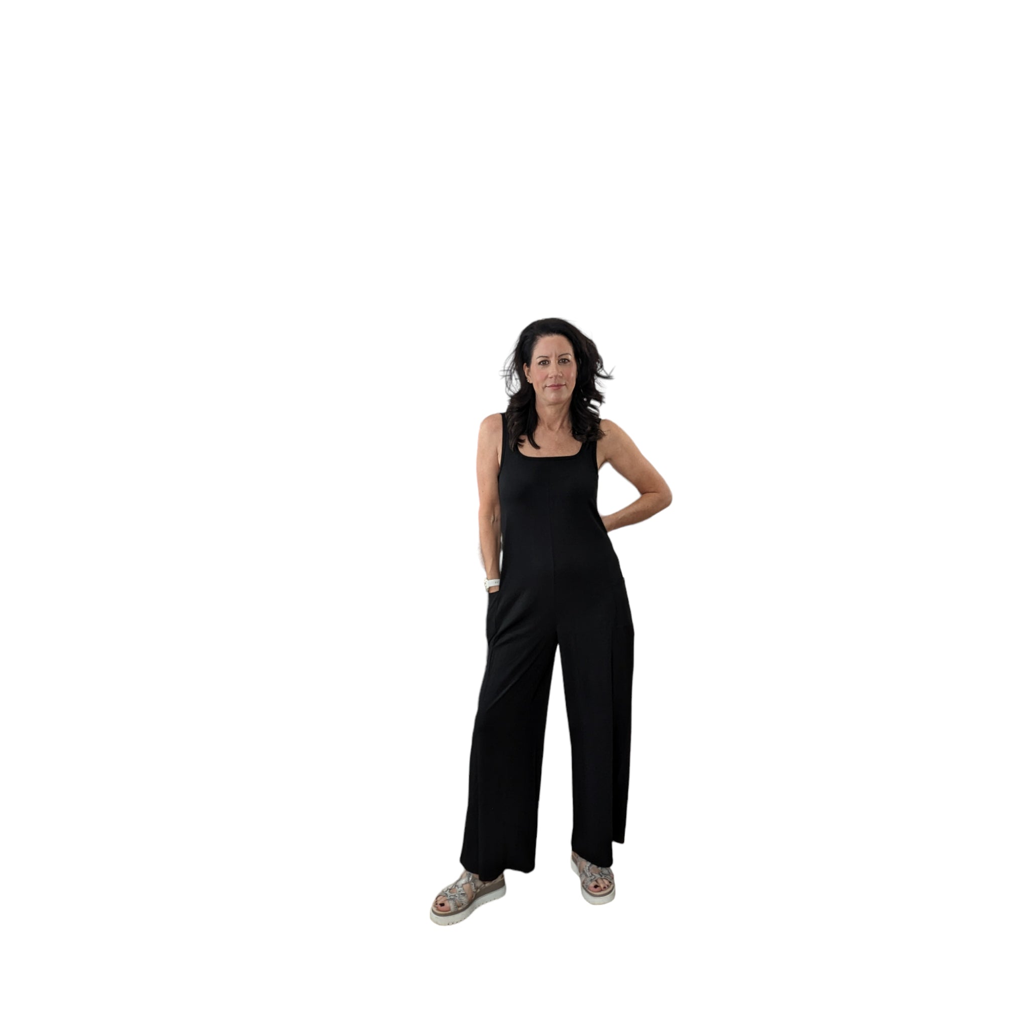 Black Chloe Jumpsuit-Veri Peri
